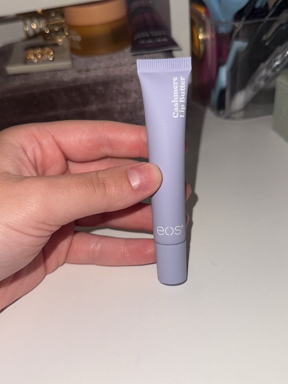 eos Cashmere Lip Butter Tube